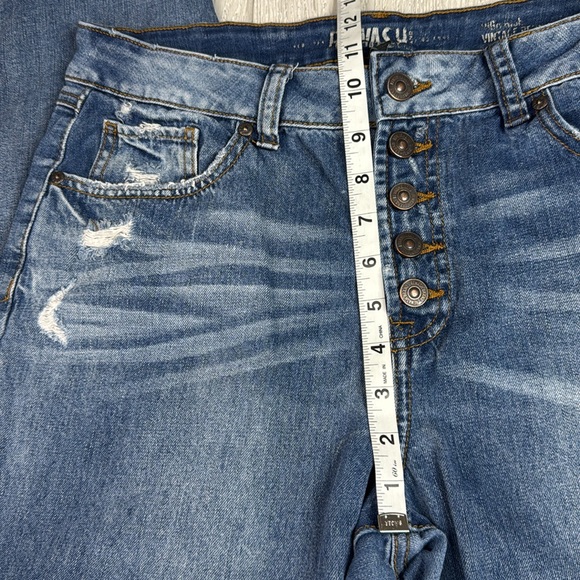 Rewash, front button jeans size 13/31 distressed - Picture 5 of 8
